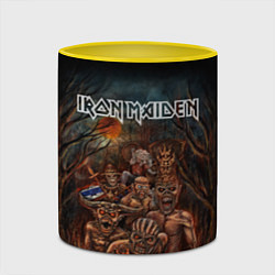 Кружка 3D IRON MAIDEN АЙРОН МЕЙДЕН Z, цвет: 3D-белый + желтый — фото 2