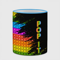 Кружка 3D ИГРУШКА POP it ПОП-ИТ, цвет: 3D-небесно-голубой кант — фото 2