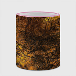 Кружка 3D Абстрактный узор текстура, цвет: 3D-розовый кант — фото 2