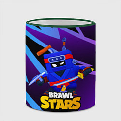 Кружка 3D Ash Brawl Stars Эш, цвет: 3D-зеленый кант — фото 2