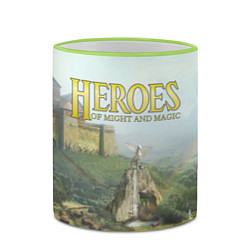 Кружка 3D Оплот Heroes of Might and Magic 3 Z, цвет: 3D-светло-зеленый кант — фото 2