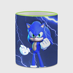 Кружка 3D SONIC СОНИК СИНИЙ ЁЖ Z, цвет: 3D-светло-зеленый кант — фото 2