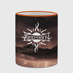 Кружка 3D GODSMACK ГОДСМАК Z, цвет: 3D-оранжевый кант — фото 2