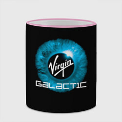 Кружка 3D Virgin Galactic Вирджин Галактик, цвет: 3D-розовый кант — фото 2
