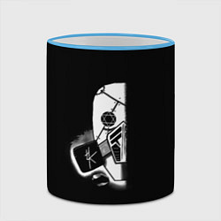 Кружка 3D Бункер Хоу, цвет: 3D-небесно-голубой кант — фото 2