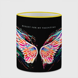 Кружка 3D Gravity - Bullet For My Valentine, цвет: 3D-желтый кант — фото 2