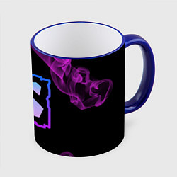 Кружка 3D Дота - Dota 2, цвет: 3D-синий кант