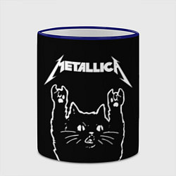 Кружка 3D METALLICA МЕТАЛЛИКА, цвет: 3D-синий кант — фото 2
