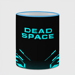 Кружка 3D DEAD SPACE МЁРТВЫЙ КОСМОС, цвет: 3D-небесно-голубой кант — фото 2