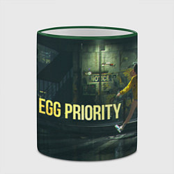 Кружка 3D Wonder Egg Priority Ai and Rika, цвет: 3D-зеленый кант — фото 2