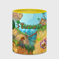 Кружка 3D Terraria Террария Z, цвет: 3D-белый + желтый — фото 2