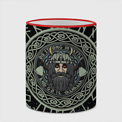 Кружка 3D РУСИЧ РУНЫ RUNES Z, цвет: 3D-красный кант — фото 2