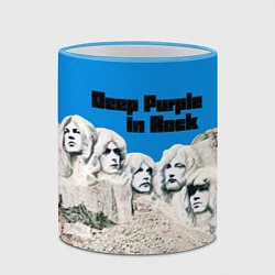 Кружка 3D Deep Purple in Rock, цвет: 3D-небесно-голубой кант — фото 2