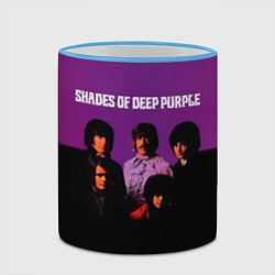 Кружка 3D Shades of Deep Purple, цвет: 3D-небесно-голубой кант — фото 2