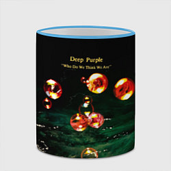 Кружка 3D Who Do We Think We Are - Deep Purple, цвет: 3D-небесно-голубой кант — фото 2