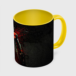 Кружка 3D Dante Definitive B, цвет: 3D-белый + желтый