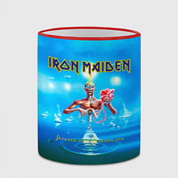 Кружка 3D Seventh Son of a Seventh Son - Iron Maiden, цвет: 3D-красный кант — фото 2