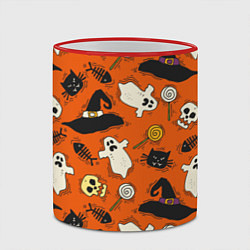 Кружка 3D Хэллоуинские шалости, цвет: 3D-красный кант — фото 2