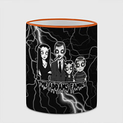 Кружка 3D Addams family Семейка Аддамс, цвет: 3D-оранжевый кант — фото 2