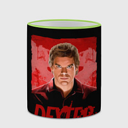 Кружка 3D Dexter Декстер портрет постер, цвет: 3D-светло-зеленый кант — фото 2