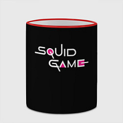 Кружка 3D Squid Game, цвет: 3D-красный кант — фото 2