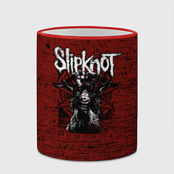 Кружка 3D Слипкнот Гранж Slipknot Rock Goat, цвет: 3D-красный кант — фото 2