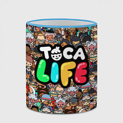 Кружка 3D Toca Life, цвет: 3D-небесно-голубой кант — фото 2