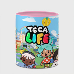 Кружка 3D Toca Life, цвет: 3D-белый + розовый — фото 2