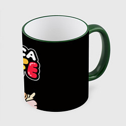 Кружка 3D Toca Life: Friends, цвет: 3D-зеленый кант