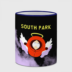 Кружка 3D Кенни реально умер Южный парк, цвет: 3D-синий кант — фото 2