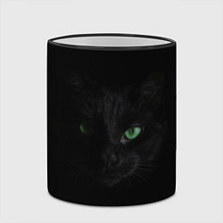 Кружка 3D Хочу быть кошкой, цвет: 3D-черный кант — фото 2