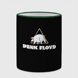Кружка 3D PINK FLOYD PIG, цвет: 3D-зеленый кант — фото 2