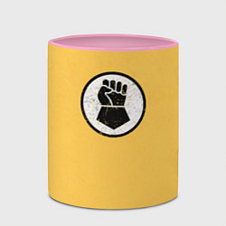 Кружка 3D Имперские кулаки цвет легиона 7, цвет: 3D-белый + розовый — фото 2