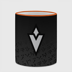 Кружка 3D TES SKYRIM QUEST MARK ЗНАЧОК ЗАДАНИЯ, цвет: 3D-оранжевый кант — фото 2