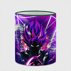 Кружка 3D Гоку Блек Anime Dragon Ball Super Saiyan, цвет: 3D-зеленый кант — фото 2