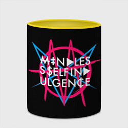 Кружка 3D Mindless Self Indulgence MSI, цвет: 3D-белый + желтый — фото 2