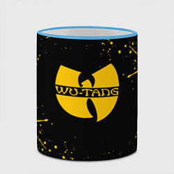 Кружка 3D WU-TANG CLAN БРЫЗГИ КРАСОК, цвет: 3D-небесно-голубой кант — фото 2