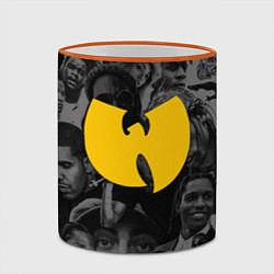 Кружка 3D WU-TANG CLAN ЛЕГЕНДЫ РЕПА, цвет: 3D-оранжевый кант — фото 2