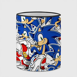Кружка 3D SONIC ПАТТЕРН СОНИК, цвет: 3D-черный кант — фото 2