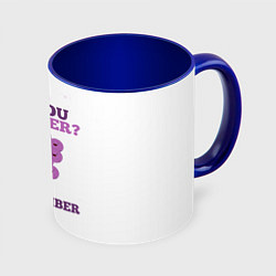 Кружка 3D А ты помнишь? Ох я помню Южный Парк, цвет: 3D-белый + синий