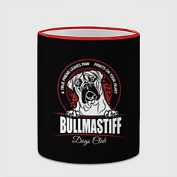 Кружка 3D Бульмастиф Bullmastiff, цвет: 3D-красный кант — фото 2