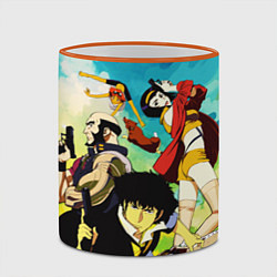 Кружка 3D Cowboy Bebop All, цвет: 3D-оранжевый кант — фото 2