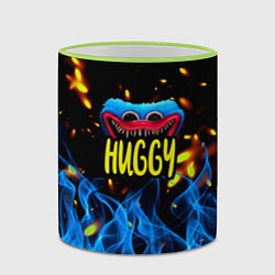 Кружка 3D Poppy Playtime: Blue Fire, цвет: 3D-светло-зеленый кант — фото 2