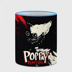Кружка 3D Poppy Playtime: Red & Black, цвет: 3D-небесно-голубой кант — фото 2