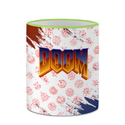 Кружка 3D RUNES DOOM LOGO, цвет: 3D-светло-зеленый кант — фото 2