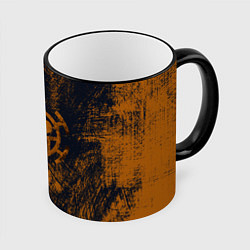 Кружка 3D Пираты сердца из Ван Пис, цвет: 3D-черный кант