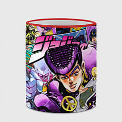 Кружка 3D JoJos Bizarre Adventure: Josuke, цвет: 3D-красный кант — фото 2