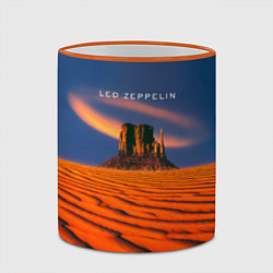 Кружка 3D Led Zeppelin коллекционное, цвет: 3D-оранжевый кант — фото 2