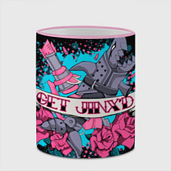 Кружка 3D Get Jinxd, цвет: 3D-розовый кант — фото 2