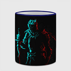 Кружка 3D Dark Souls NEON Силуэт, цвет: 3D-синий кант — фото 2